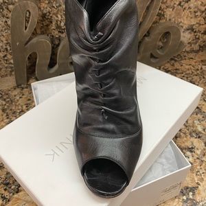 Manolo Blahnik black booties